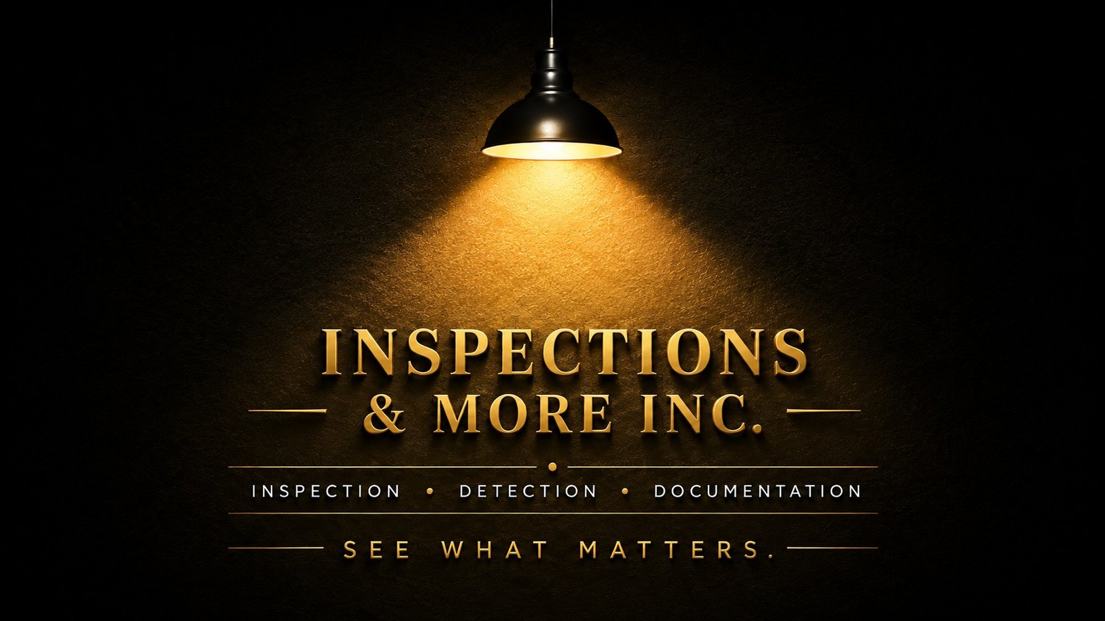 Inspections & More Inc. | Inspection, Detection, Documentation | See What Matters.