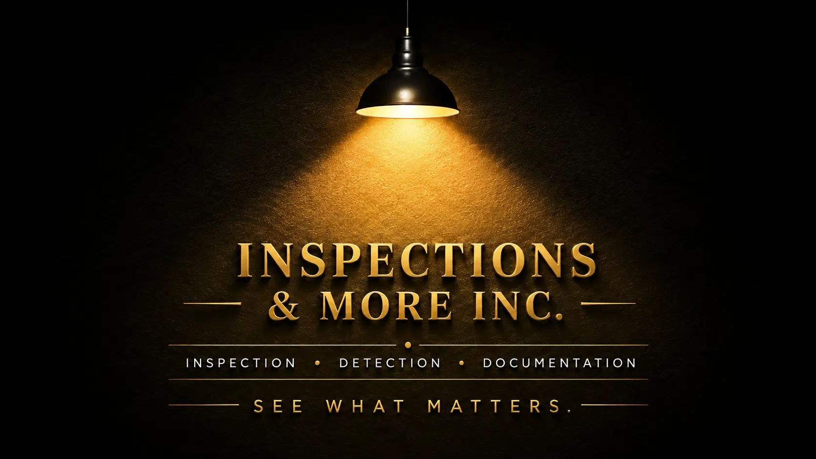 Inspections & More Inc. | Inspection, Detection, Documentation | See What Matters.